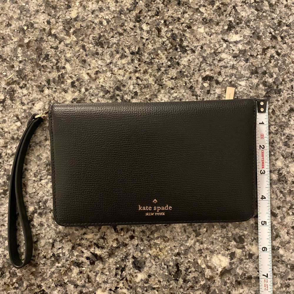Kate Spade Black Wristlet Wallet
